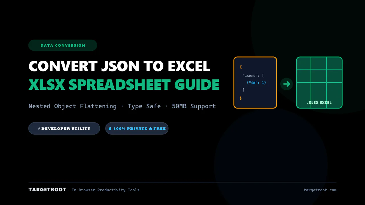 How to Convert JSON to Excel (XLSX) Online: The Complete Developer Guide — data blog post thumbnail